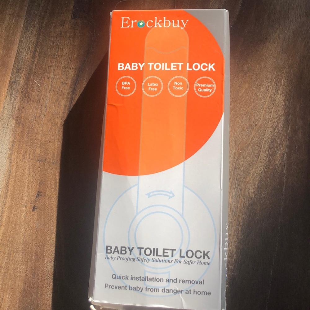 Baby toilet lock
